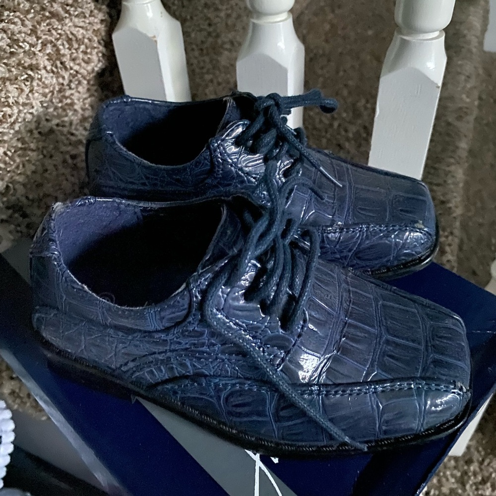 Blue Easter,church or wedding shoes. Worn once